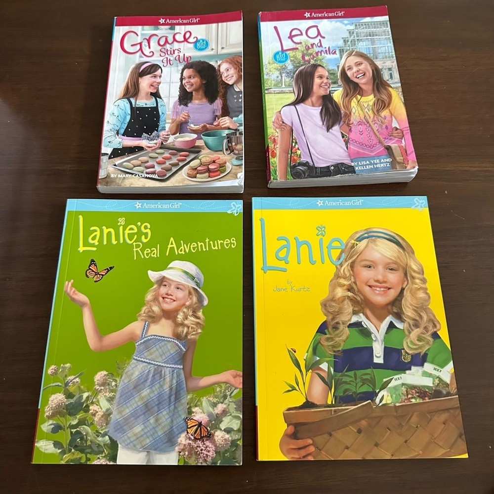 American Girl Paperback Book Collection Lot of 4 Grace Lanie Lea 8+